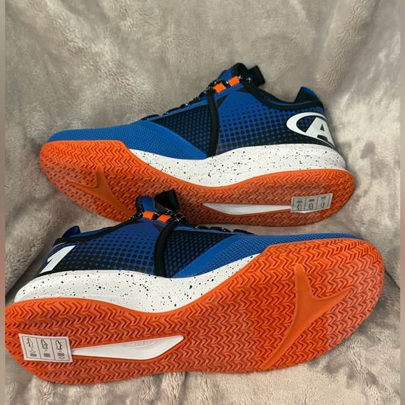 AND1 Charge TPR Men’s Basketball Shoes Size 11 | Blue / Orange | New - Picture 3 of 6